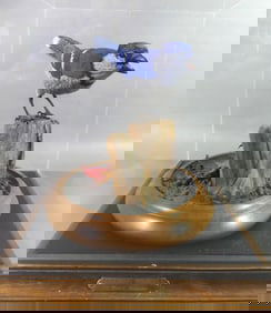 WARD HERRMANN BLUE JAY BIRD CARVING