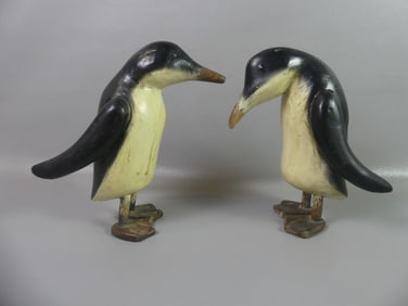 C. HART STYLE CARVED PENGUINS
