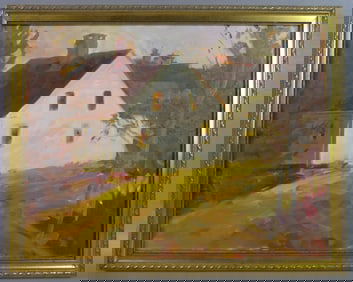 J. PAUPLIS PAINTING - HOME & LIGHTHOUSE