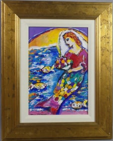 ZAMY STEYNOVITZ - MERMAID PAINTING