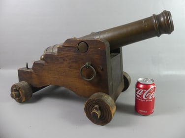 ANTIQUE BRONZE NAVAL CANNON