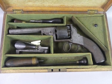 BARNES OF LONDON REVOLVER IN CASE