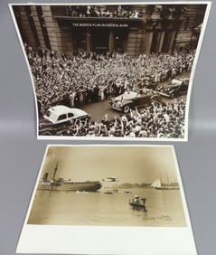 2 WWII PHOTOS BY A. LANZA