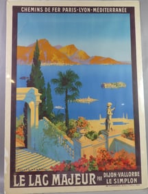 FRENCH TRAVEL POSTER - J. LACAZE - MEDITTERANEAN