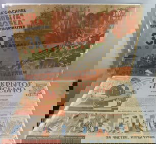 2 RUSSIAN POSTERS FROM 1930'S