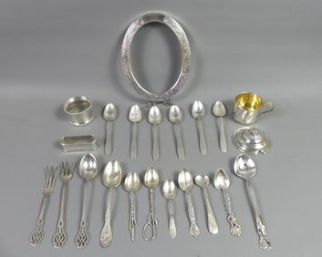 22 PCS ASSORTED STERLING SILVER
