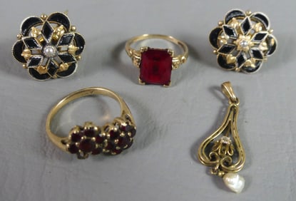 10K GOLD VICTORIAN JEWELRY