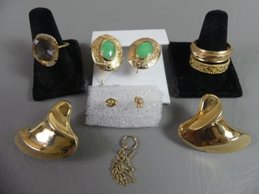 LOT 14K GOLD JEWELRY