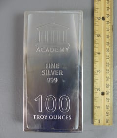 100 OZT SILVER BAR