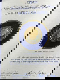 PAPUA NEW GUINEAU $100 GOLD COIN