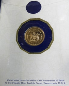 BELIZE $100 GOLD COIN