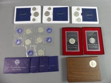 10 US PROOF & UNCIRCULATED COIN SETS