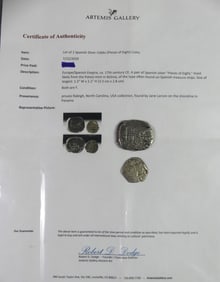 TWO EARLY SPANISH COBBS - PIECES OF EIGHT