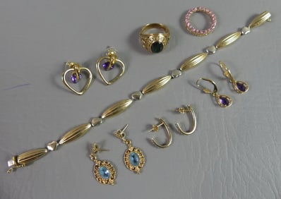 ASSORTED 14K GOLD JEWELRY