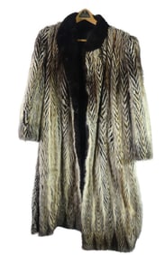 REAL FUR LADIES COAT - RUBINSTEIN
