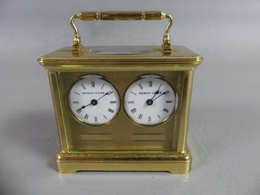 FRENCH MINI DOUBLE CARRIAGE CLOCK