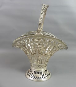 LARGE .800 SILVER GERMAN BASKET