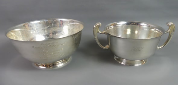 PETER GUILLE & TIFFANY STERLING BOWLS