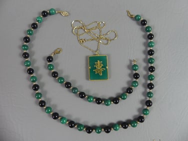 LOT 10K & 14K JEWELRY - NECKLACES & PENDANT