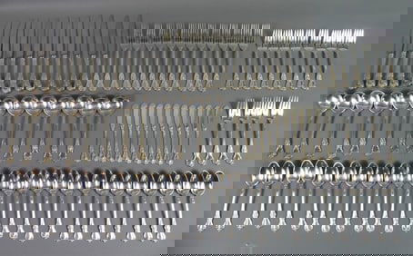 TOWLE STERLING FLATWARE SET - OLD MASTER