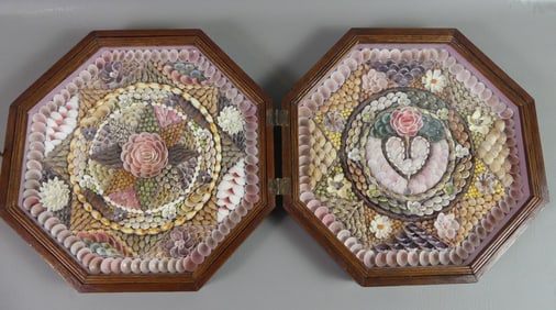 DOUBLE CASED SEASHELL VALENTINE