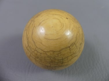 ANTIQUE BILLIARD BALL - BONE
