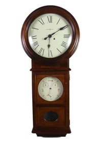 HOWARD MILLER REGULATOR CALENDAR CLOCK