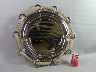 SHIP'S PORTHOLE WALL MIRROR