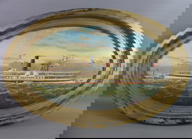 OIL PAINTING OF STEAMSHIP NEPTUNE