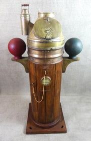 KELVIN WHITE ANTIQUE BINNACLE