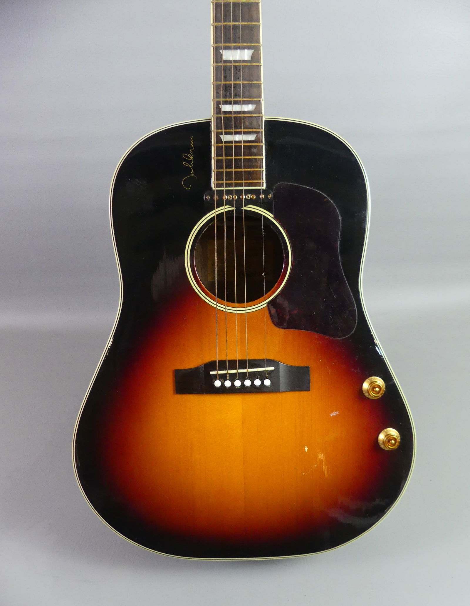 JOHN LENNON EPIPHONE ACOUSTIC GUITAR (1 of 6)
