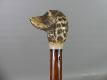 VINTAGE COCKER SPANIEL CANE