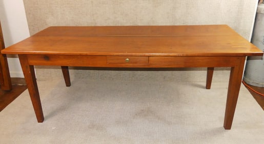 TEAKWOOD ANTIQUE 7 FT FARM TABLE