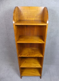 TIGER MAPLE NARROW BOOKCASE BY WEAVER