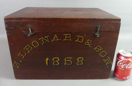 1858 LEONARD & SON STORAGE BOX