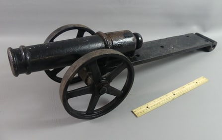 ANTIQUE IRON CANNON