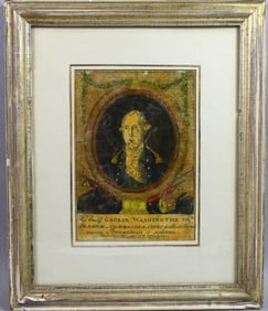 RARE 18TH C. PRINT - G. WASHINGTON BY NORMAN