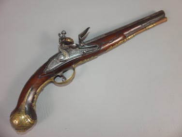 ITALIAN MILITARY FLINTLOCK PISTOL - LANDI