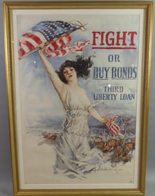 HOWARD C. CHRISTY WWI POSTER - LIBERTY LOAN
