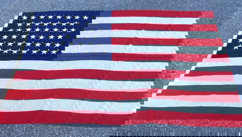 5 X 8 AMERICAN FLAG 46 STARS 1907