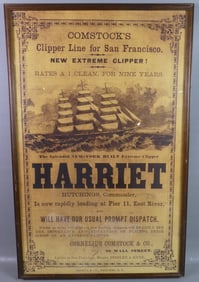 COMSTOCK CLIPPER LINE BROADSIDE