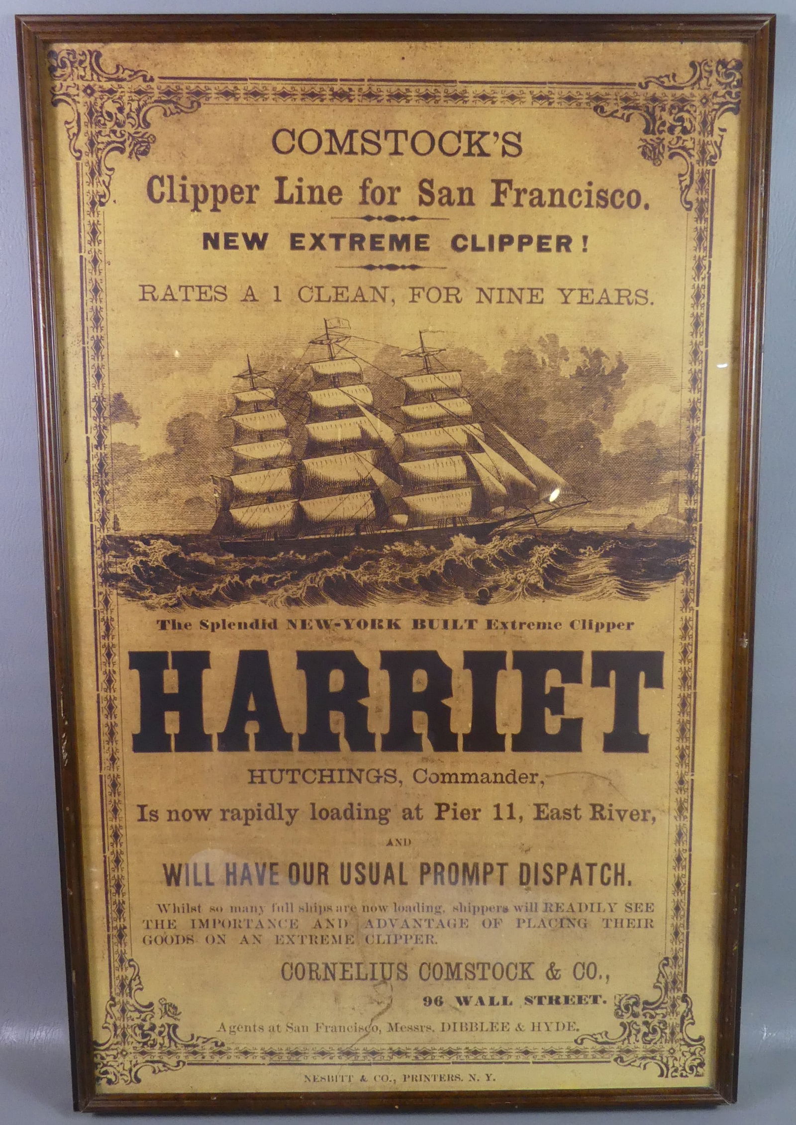COMSTOCK CLIPPER LINE BROADSIDE (1 of 2)