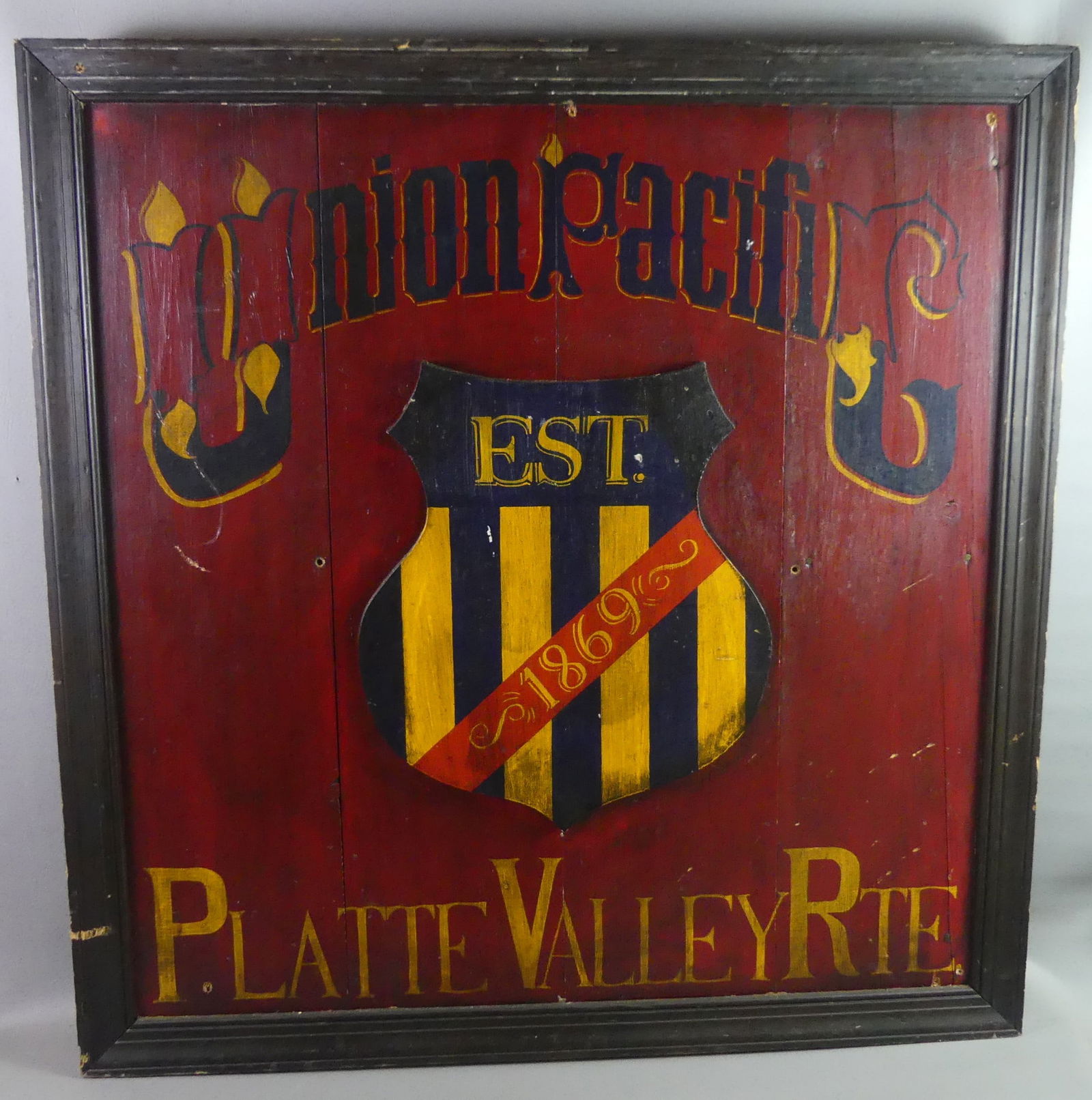 UNION PACIFIC RR VINTAGE SIGN (1 of 2)