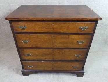 ANTIQUE WALNUT BACHELORS CHEST