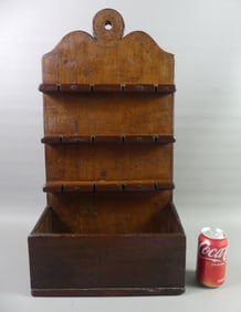 18TH CENTURY WOOD SPOON RACK