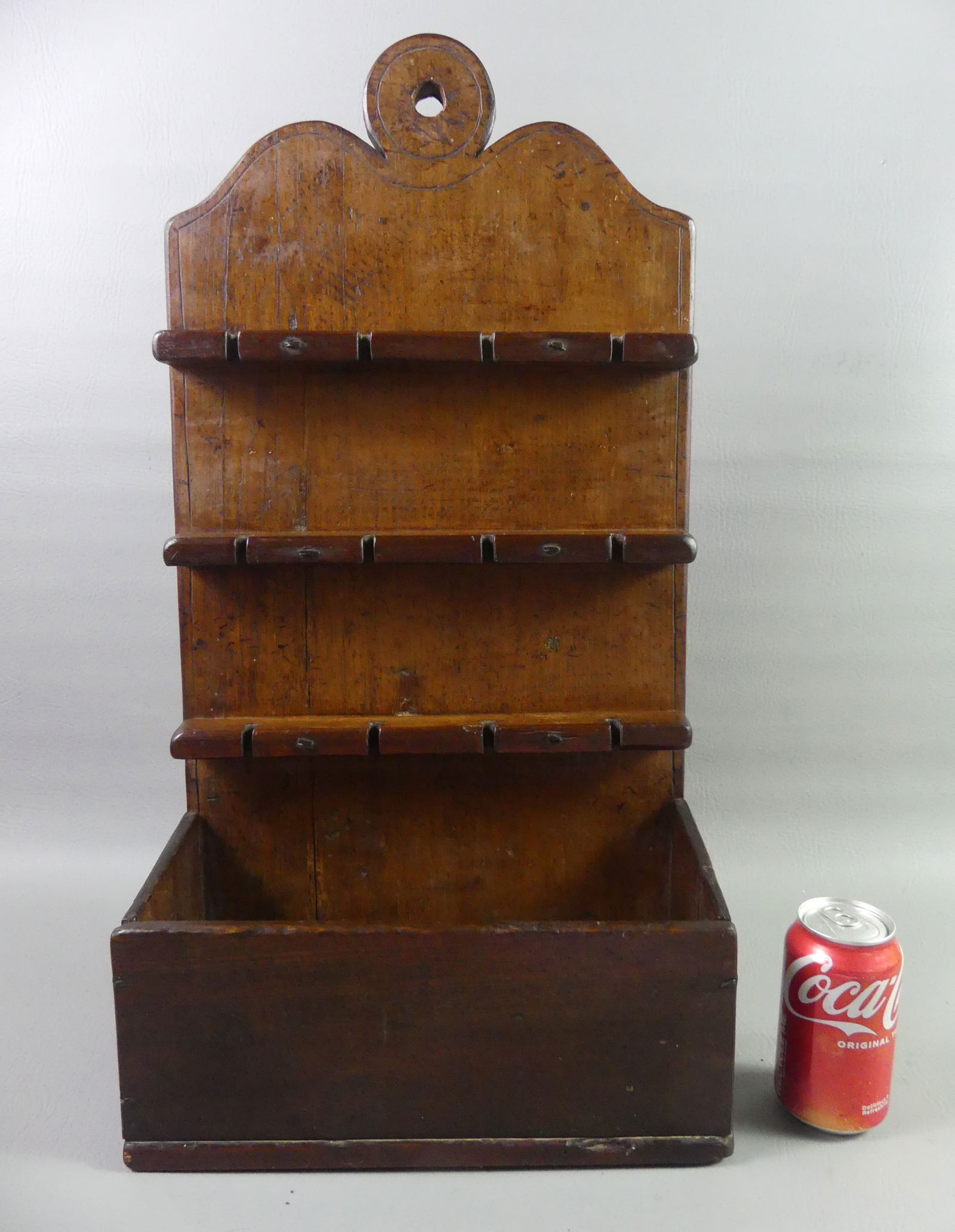 18TH CENTURY WOOD SPOON RACK (1 of 2)