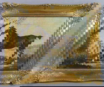 HORSE PAINTING SIGNED NAFETS 85