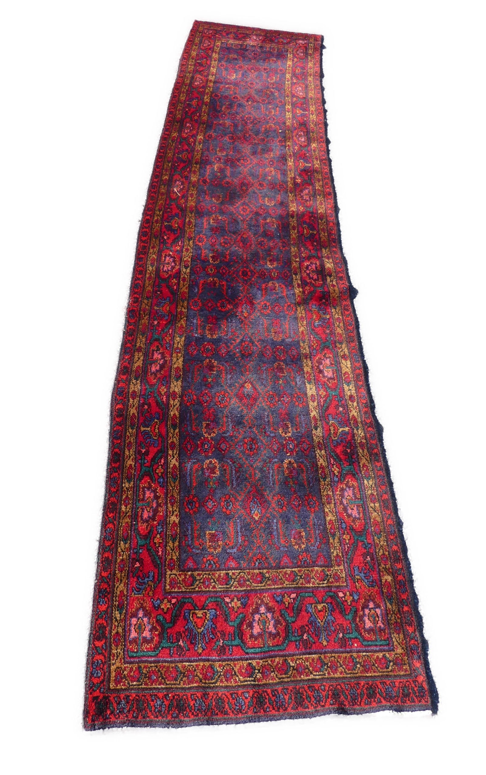 18 FT. HAMADAN RUNNER RUG (1 of 4)