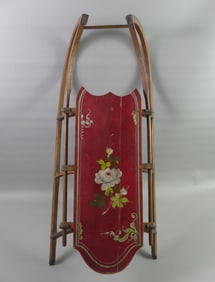 FOLK ART CHILD'S SLEIGH