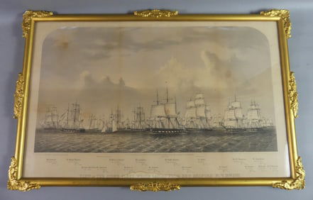 1861 STONE FLEET PRINT AFTER RUSSELL